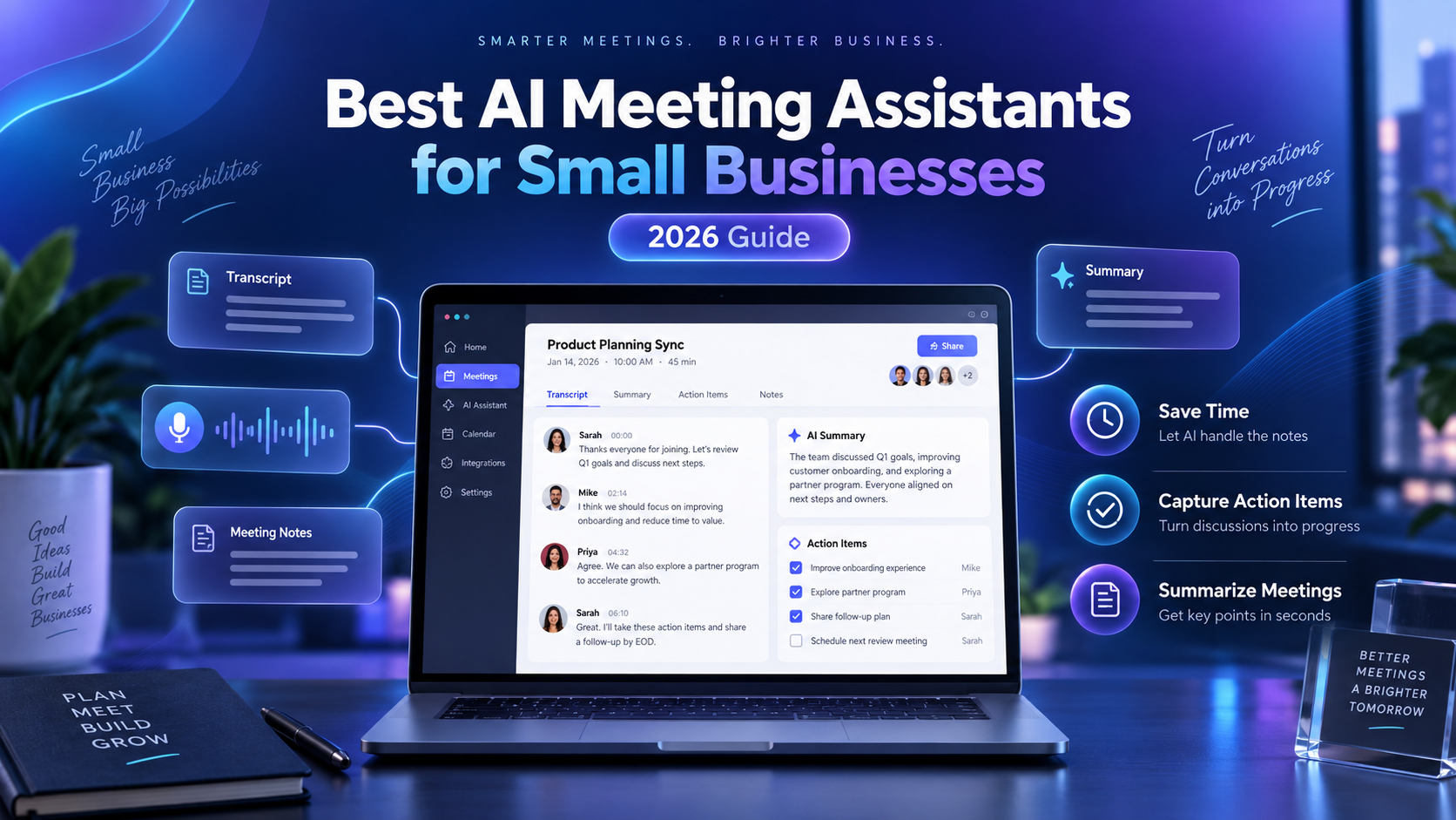 Best AI Meeting Assistants for Small Businesses in 2026