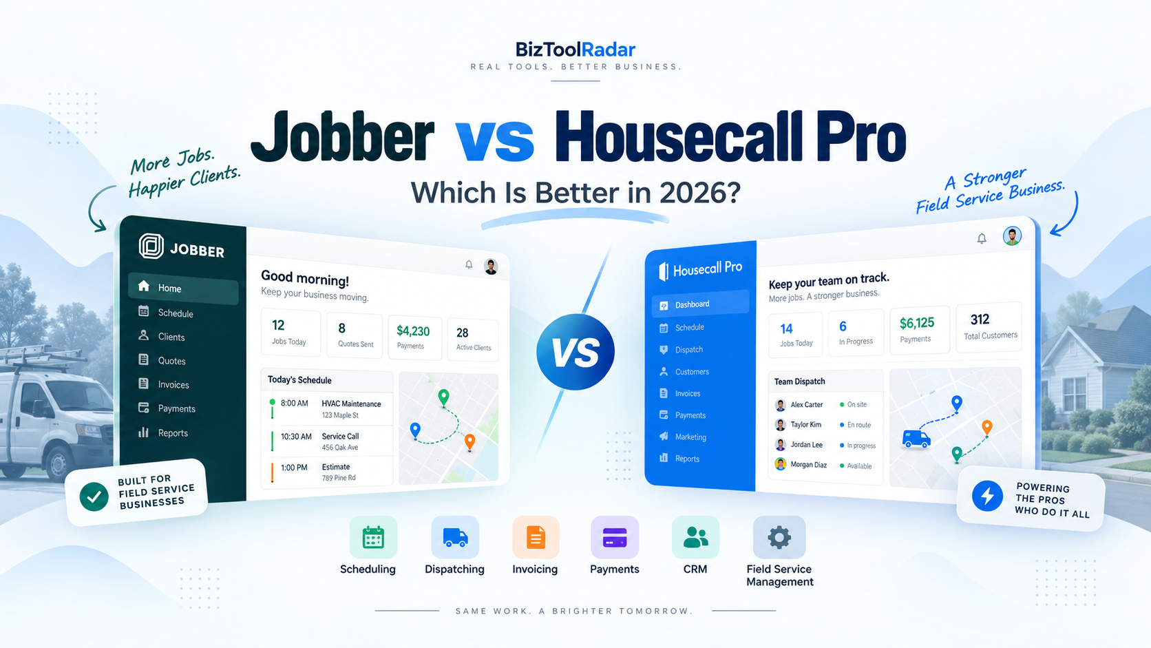 Jobber vs Housecall Pro: Which Is Better in 2026?
