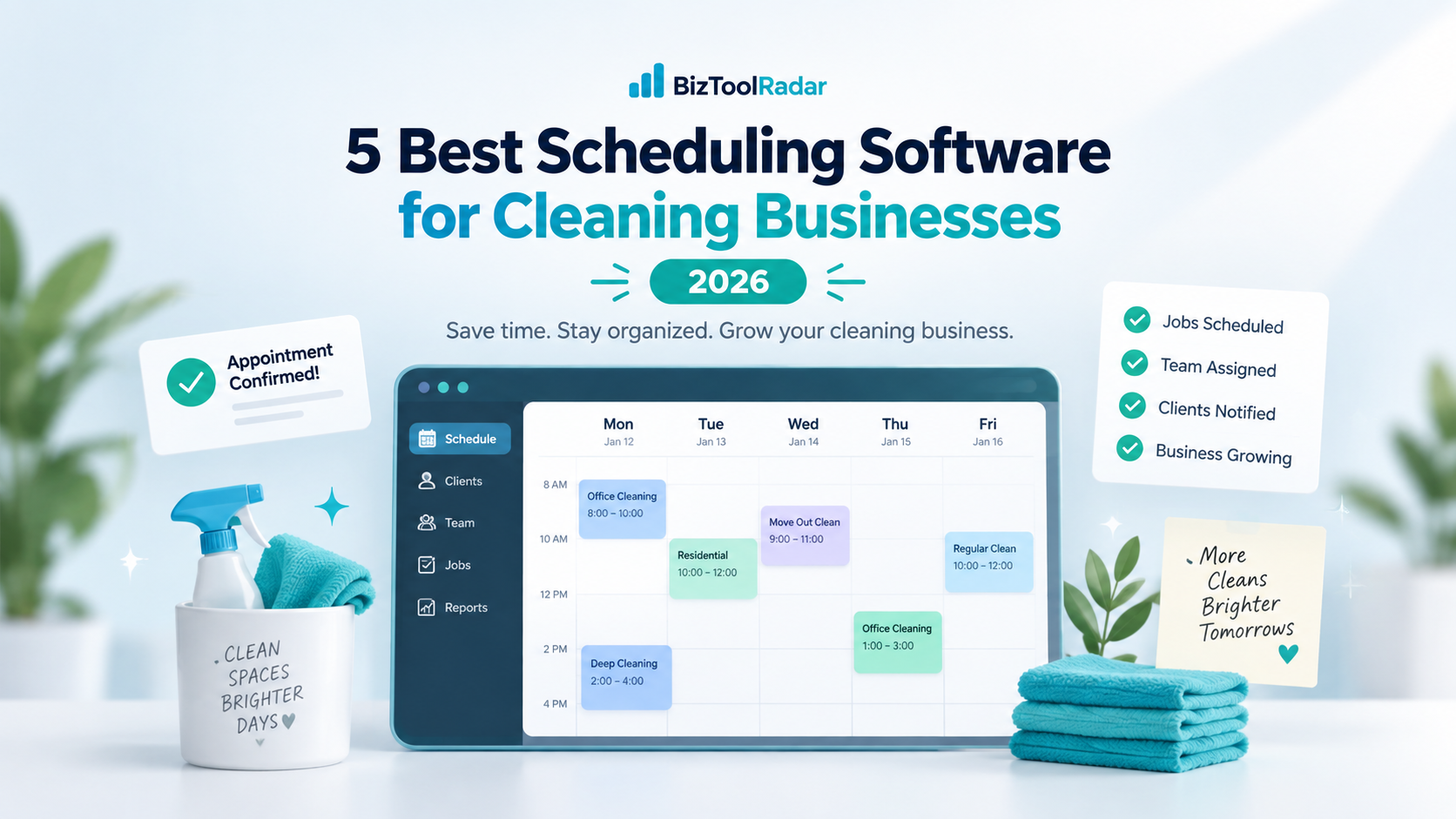 5 Best Scheduling Software for Cleaning Businesses in 2026